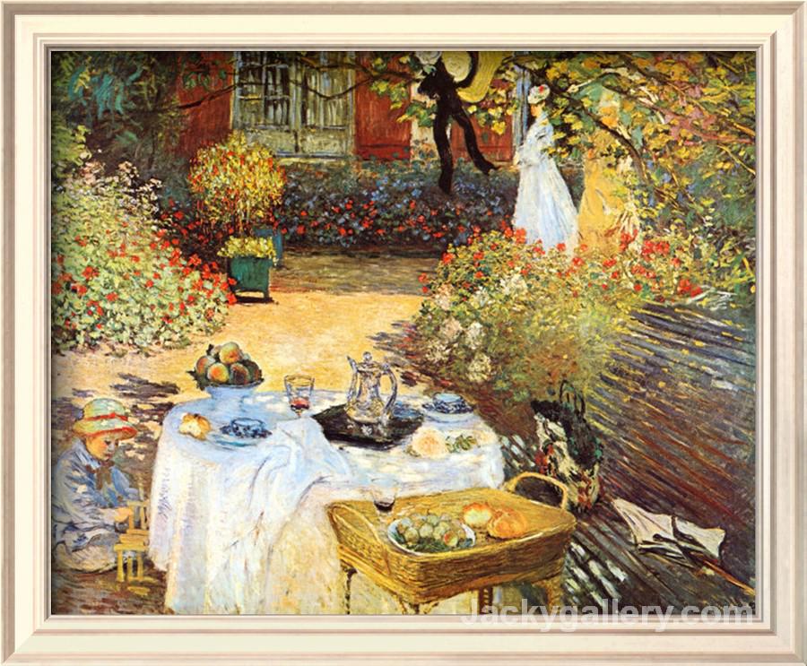 Le Dejeuner by Claude Monet paintings reproduction